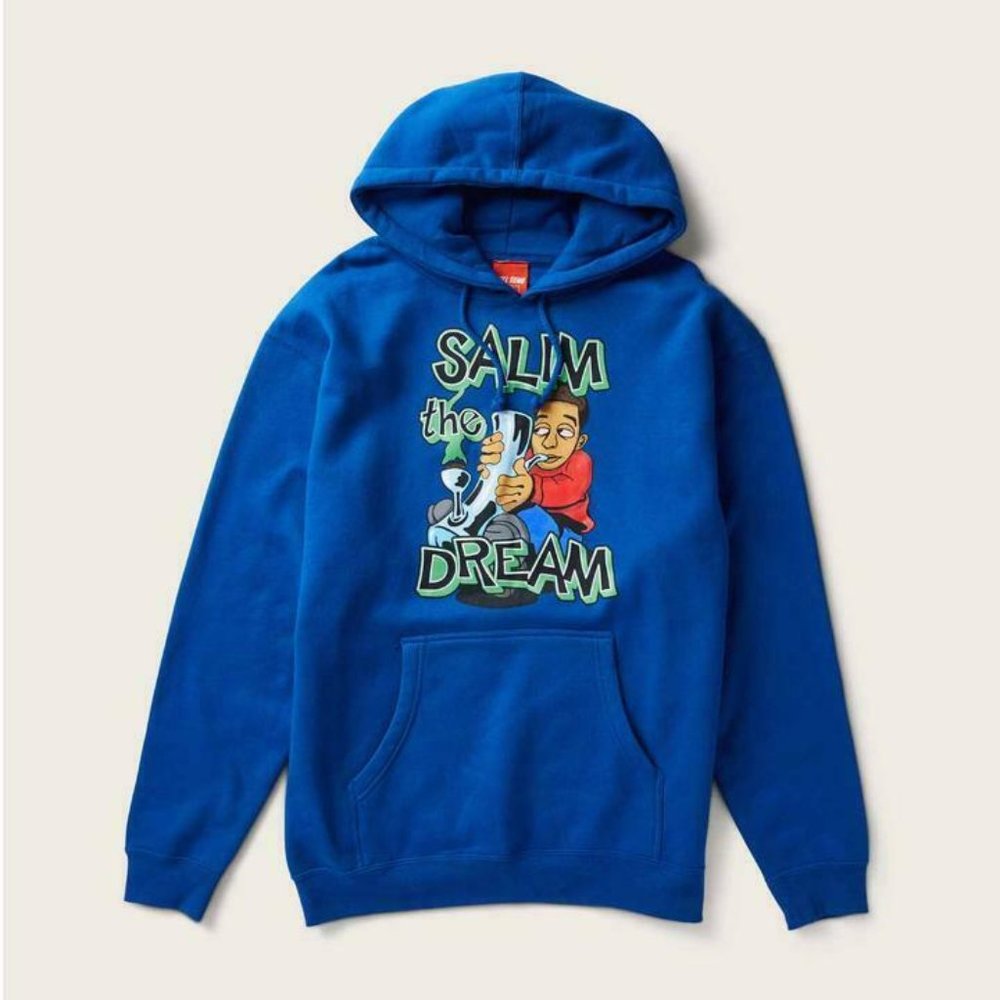 Salim the Dream Hoodie LARGE Blue Nelk Boys Full Send NEW May 2021 Drop